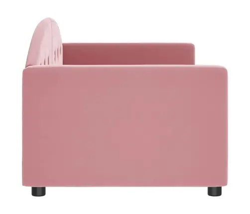 Sofa, Rožinės Spalvos, 80X200cm Aksomas