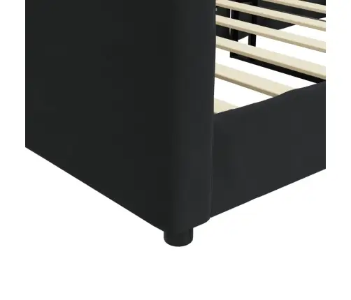 Sofa, Juodos Spalvos, 80X200cm Aksomas Sofa, Juodos Spalvos, 80X200cm Aksomas