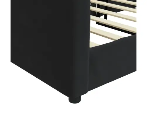 Sofa, Juodos Spalvos, 90X200cm Aksomas