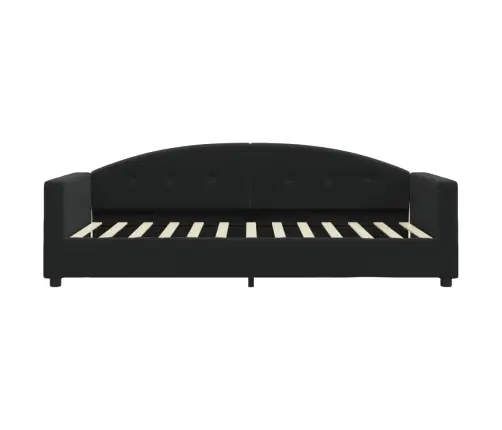 Dīvāngulta, Melna, 90X190 Cm, Samts Vidaxl