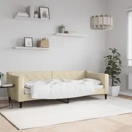 Sofa, Kreminės Spalvos, 80X200cm Audinys