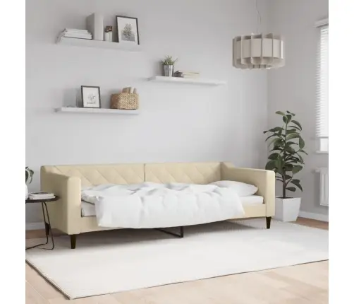 Dienas Gulta, Bēša, 80X200 Cm, Audums Vidaxl