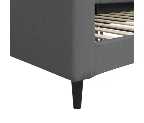 Sofa, Tamsiai Pilkos Spalvos, 90X200cm Audinys