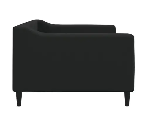 Päevavoodi, Must, 90 X 200 cm Kangas