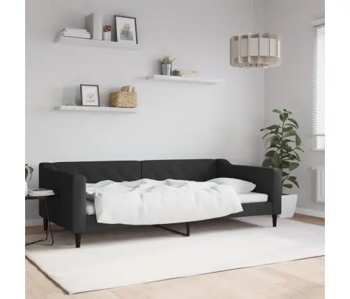 Päevavoodi, Must, 100 X 200 cm Kangas