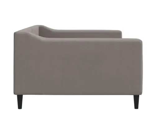 Päevavoodi, Pruunikashall, 100 X 200 cm Kangas