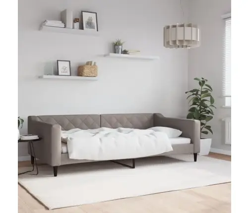 Päevavoodi, Pruunikashall, 100 X 200 cm Kangas