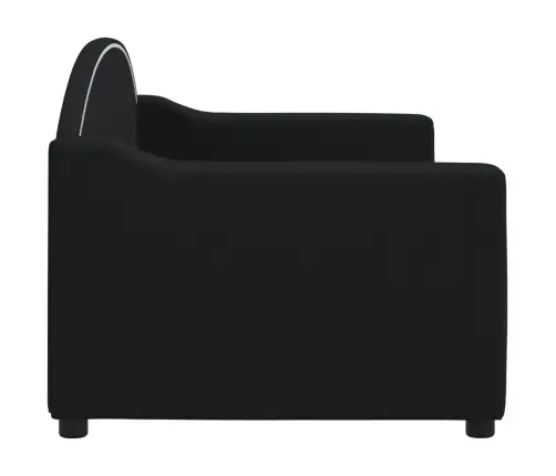 Dienas Gulta, Melna, 80X200 Cm, Audums Vidaxl