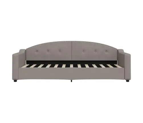 Päevavoodi, Pruunikashall, 80X200 cm Kangas