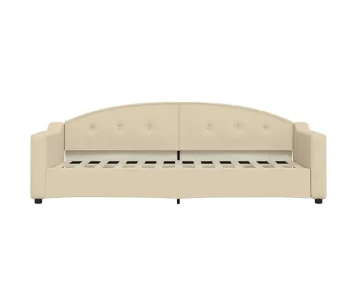 Päevavoodi, Kreemjas, 80 X 200 cm Kangas