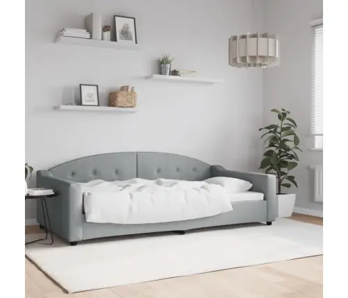 Sofa, Šviesiai Pilkos Spalvos, 100X200cm Audinys