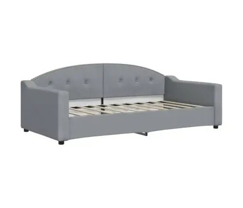 Dīvāngulta, Gaiši Pelēka, 90X190 Cm, Audums Vidaxl