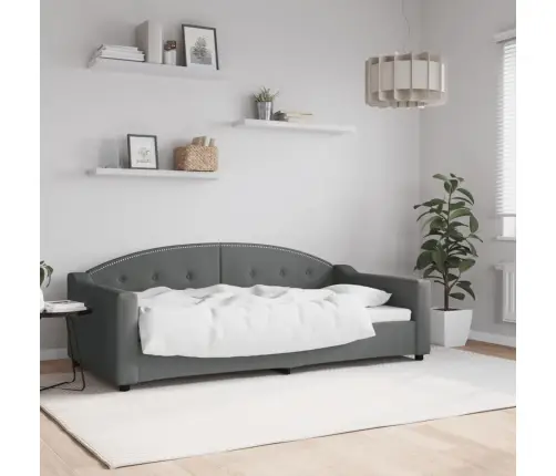 Päevavoodi, Tumehall, 90 X 190 cm Kangas