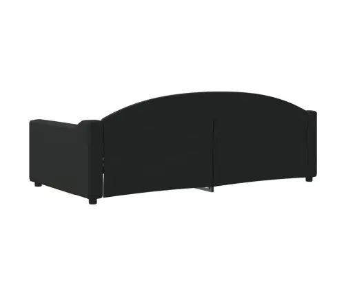Dīvāngulta, Melna, 90X190 Cm, Audums Vidaxl