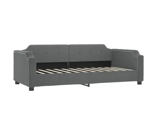 Dīvāngulta, Tumši Pelēka, 80X200 Cm, Audums Vidaxl