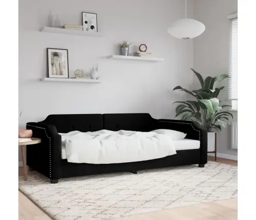 Sofa, Juodos Spalvos, 80X200cm Audinys