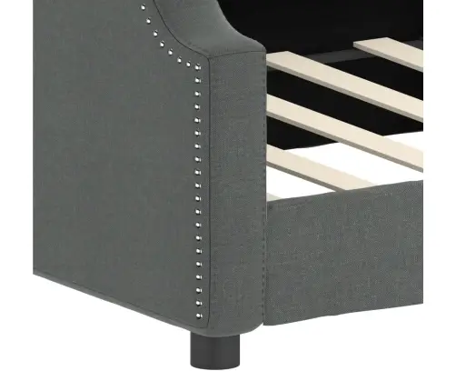 Päevavoodi, Tumehall, 100 X 200 cm Kangas