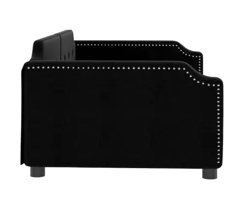 Päevavoodi, Must, 100 X 200 cm Kangas