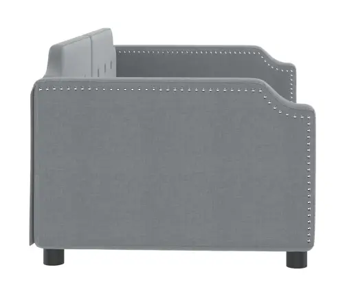 Päevavoodi, Helehall, 90 X 190 cm Kangas