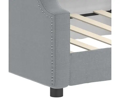 Päevavoodi, Helehall, 90 X 190 cm Kangas