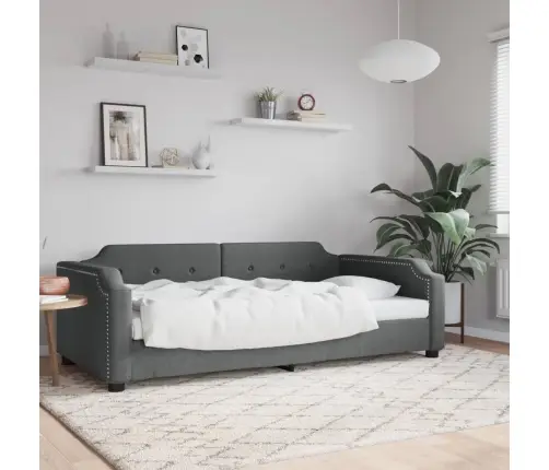 Sofa, Tamsiai Pilkos Spalvos, 90X190cm Audinys