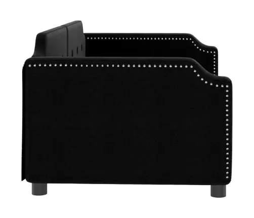 Sofa, Juodos Spalvos, 90X190cm Audinys