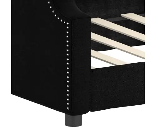 Sofa, Juodos Spalvos, 90X190cm Audinys