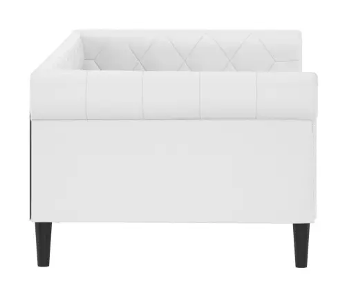 Dienas Gulta, Balta, 80X200 Cm, Mākslīgā Āda Vidaxl