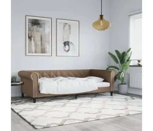 Päevavoodi, Cappuccino, 80 X 200 cm Kunstnahk