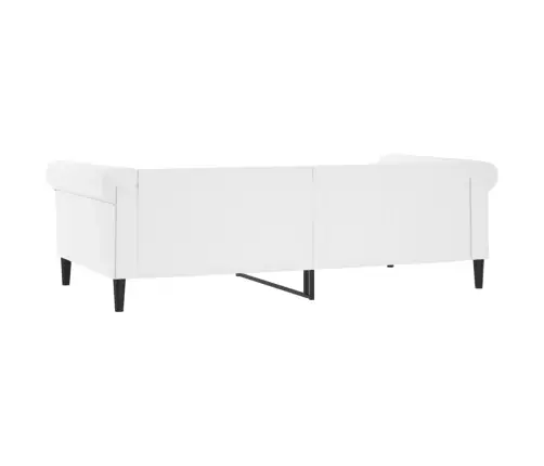 Dienas Gulta, Balts, 100X200 Cm, Mākslīgā Āda Vidaxl