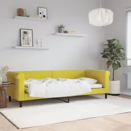 Päevavoodi, Kollane, 80 X 200 cm Samet