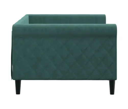 Sofa, Tamsiai Žalios Spalvos, 90X200cm Aksomas