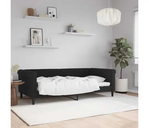 Sofa, Juodos Spalvos, 90X190cm Aksomas