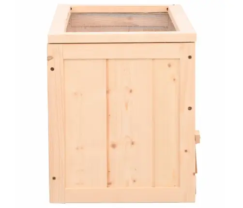 Žiurkėnų Narvas, 60X30X35cm Eglės Medienos Masyvas