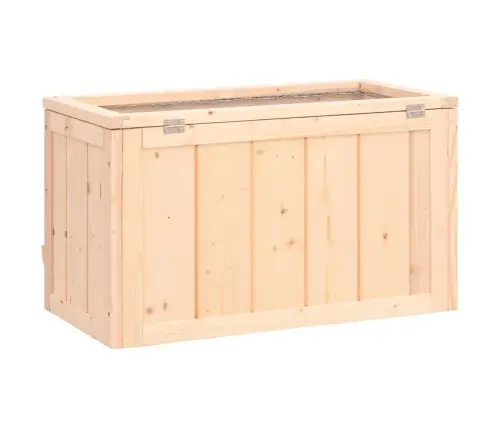 Žiurkėnų Narvas, 60X30X35cm Eglės Medienos Masyvas