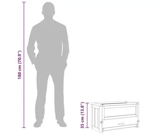 Žiurkėnų Narvas, 60X30X35cm Eglės Medienos Masyvas