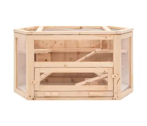 Žiurkėnų Narvas, 80X40X43cm Eglės Medienos Masyvas