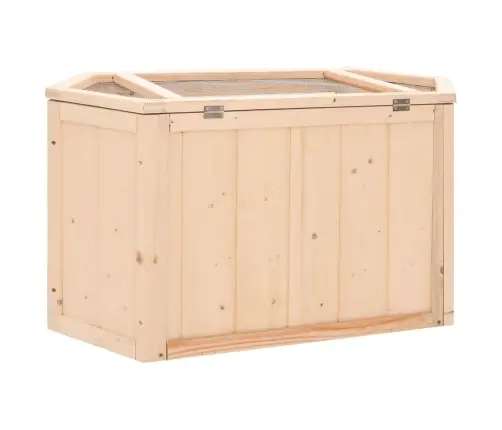 Žiurkėnų Narvas, 80X40X43cm Eglės Medienos Masyvas