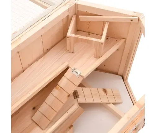 Žiurkėnų Narvas, 80X40X43cm Eglės Medienos Masyvas