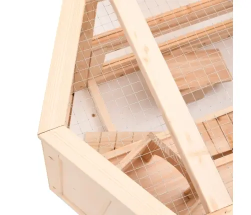 Žiurkėnų Narvas, 80X40X43cm Eglės Medienos Masyvas