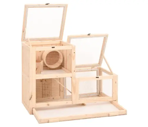 Žiurkėnų Narvas, 81X40X60cm Eglės Medienos Masyvas Žiurkėnų Narvas, 81X40X60cm Eglės Medienos Masyvas