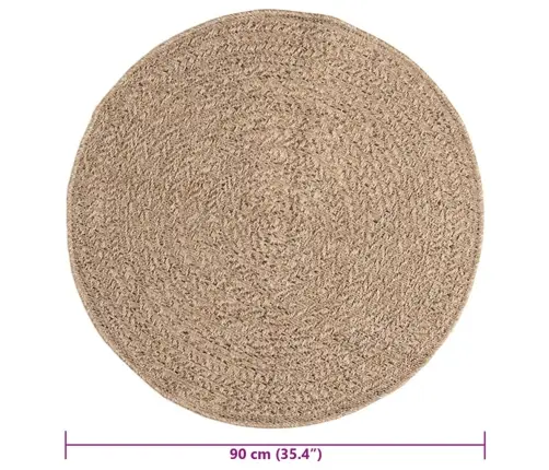 Paklājs Zizur, 90 Cm Džutas Izskats, Lietojams Telpās Un Ārā Vidaxl