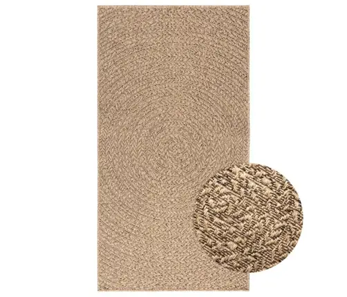 Paklājs Zizur, 80X150Cm Džutas Izskats, Lietojams Telpās Un Ārā Vidaxl