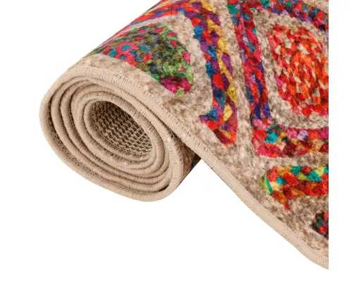 Paklājs, 80X150 Cm, Daudzkrāsains, Mazgājams, Neslīdošs Vidaxl