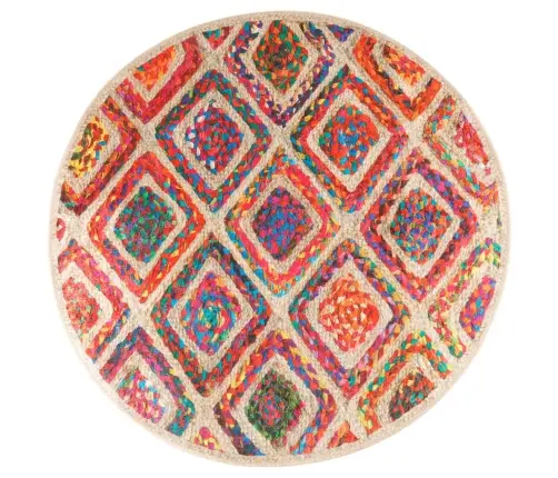 Vaip, Pestav, Mitmevärviline, Ø120 cm Libisemiskindel