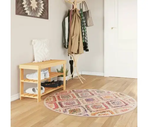 Vaip, Pestav, Mitmevärviline, Ø120 cm Libisemiskindel