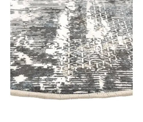 Paklājs, Ø 120 Cm, Daudzkrāsains, Mazgājams, Neslīdošs Vidaxl