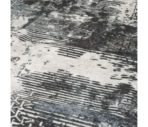 Paklājs, Ø 120 Cm, Daudzkrāsains, Mazgājams, Neslīdošs Vidaxl