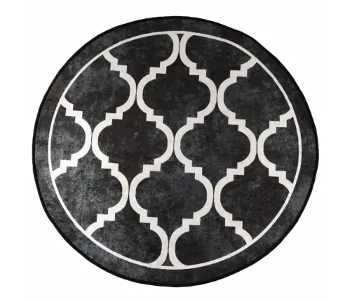 Kilimas, Juodas Ir Baltas, 120 cm Neslystantis, Plaunamas Kilimas, Juodas Ir Baltas, 120 cm Neslystantis, Plaunamas