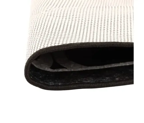 Kilimas, Juodas Ir Baltas, 120 cm Neslystantis, Plaunamas Kilimas, Juodas Ir Baltas, 120 cm Neslystantis, Plaunamas